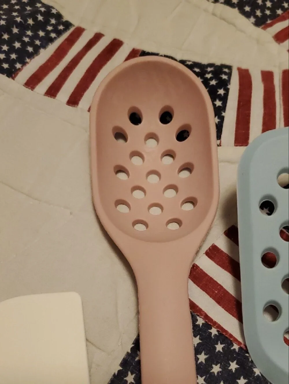 Pastel Silicone Baking Tool Set in Blue, Pink & White